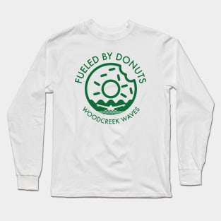 Fueled by Donuts (butterfly, green) Long Sleeve T-Shirt